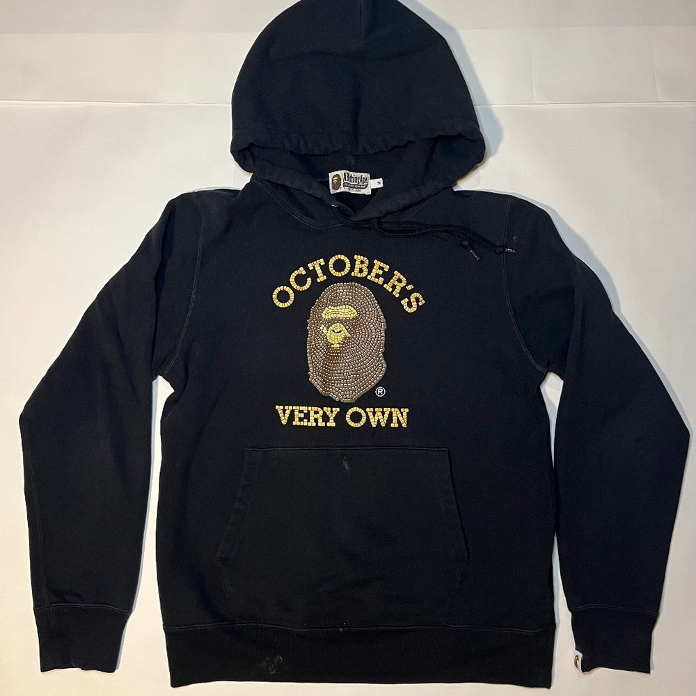 October's Very Own OVO & A Bathing Ape Hoodie Collab Unisex M